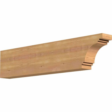 Ekena Millwork Pescadero Smooth Rafter Tail, Western Red Cedar, 3 1/2"W x 8"H x 36"L RFT04X08X36PEC00SWR